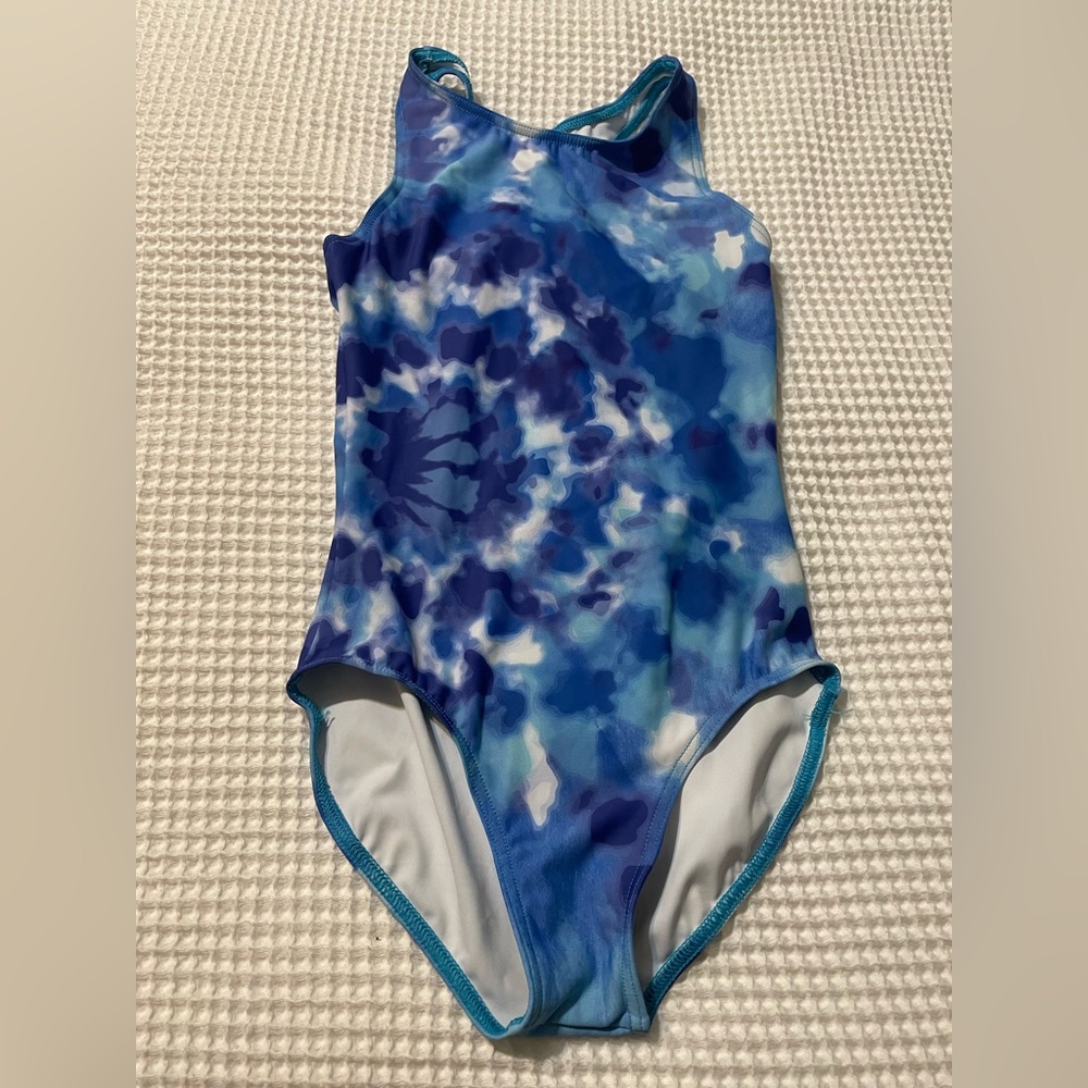 Balera - Girl’s Blue and White Leotard